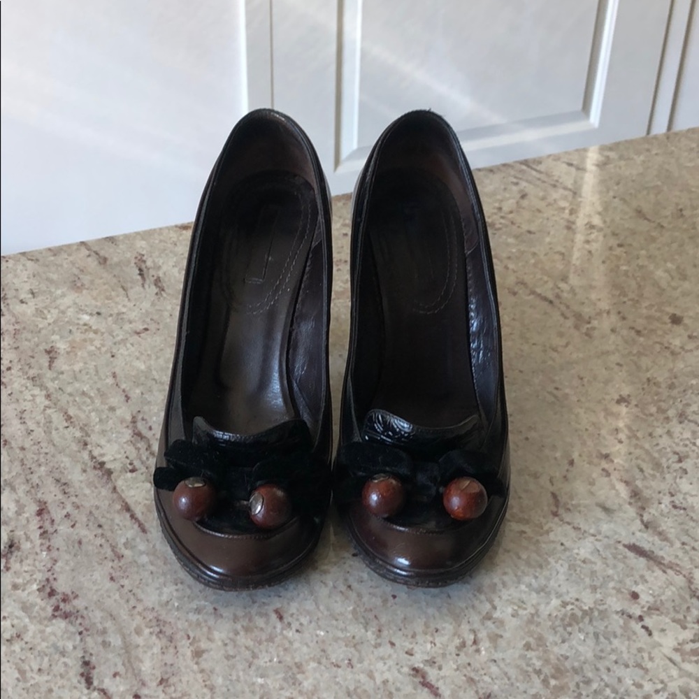 Celine leather heels